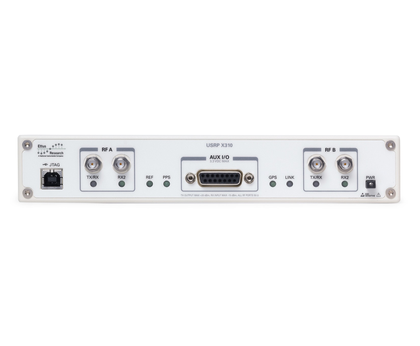 Программно определяемые радиоустройства National Instruments (NI) USRP X310, платформа ВЧ прототипирования с частотным диапазоном до 6 ГГц