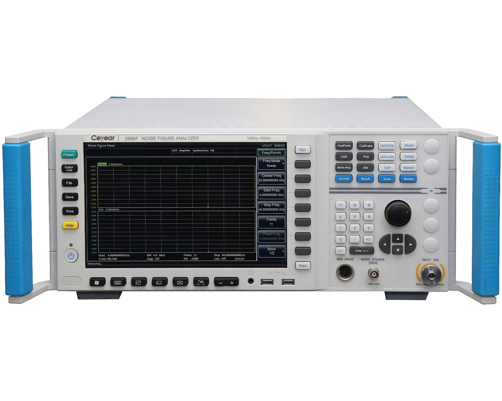Анализатор коэффициента шумаCeyear серии 3986:3986A/D/E/F/Hс диапазоном частот от 10 МГц до 50 ГГц
