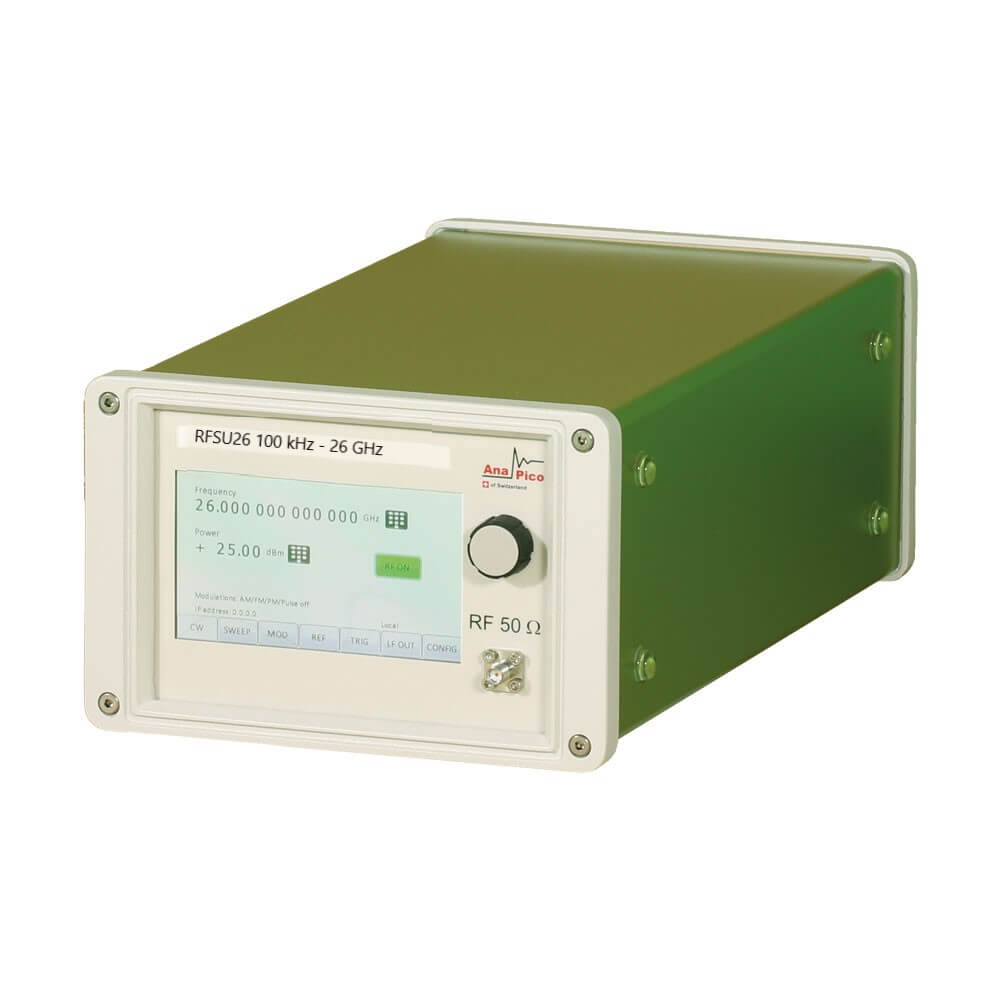 Аналоговые СВЧ генераторы класса HI-END AnaPico RFSU с диапазоном частот от 8 кГц до 40 ГГц
